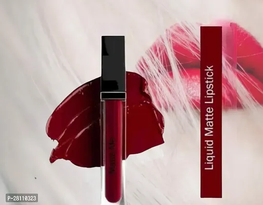 Long Lasting   Waterproof   Liquid Matte Lip Color  upto 12 hours Stay   Wine Colour   Pack of 1  Lipsticks