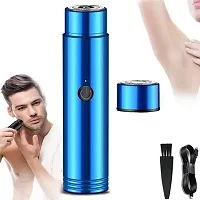 Professional Mini Portable Electric Shaver,USB Rechargeable Pocket Size Trimmer 120 min Runtime 1 Length Settings  (Multicolor)-thumb2