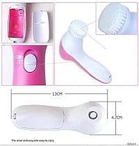 5 in 1 Portable Electric Facial Cleaner Battery Powered Multifunction Face  Massager-thumb3