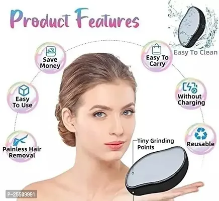 NEWW Hair Remover for Women Reusable Painless Hair Removal Stone (Multicolor)