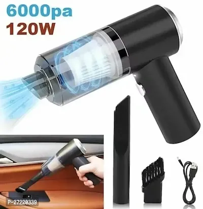 Vaccum cleaner 2 in 1 Portable Electric Professional Cleaner Dust Collection/2 in 1 Car Vacuum Cleaner Handheld Wireless Home Car USB Rechargeable Hand Vacuum Cleaner (2 in 1 Vacuum) (Black)