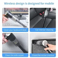 2IN1 Portable Car Vacuum Cleaner | USB Rechargeable Wireless Handheld Car Vacuum Cleaner Traveling, Camping Reusable,Portable,Rechargeable Vacuum-thumb1