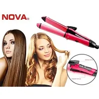 Nova Women's 2009 2 in 1 Multifunction Perfect Curl and Straightener Hair Straightener and Curler-thumb2