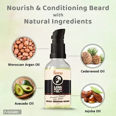 Fantraa Long Beard Oil Hair Oil  (30 ml)-thumb3