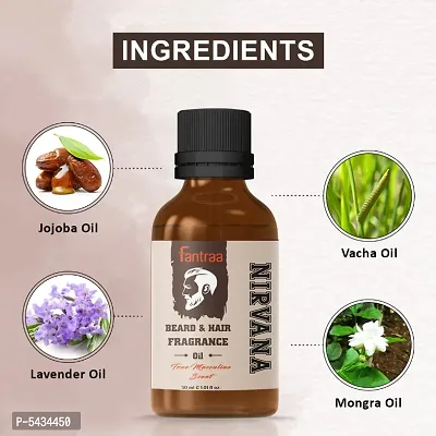 Fantraa Beard and Hair Growth Oil - Nirvana (30 ml)-thumb5