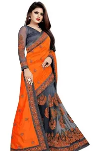 Beautiful Art Silk Saree With Blouse Piece For Women-thumb1