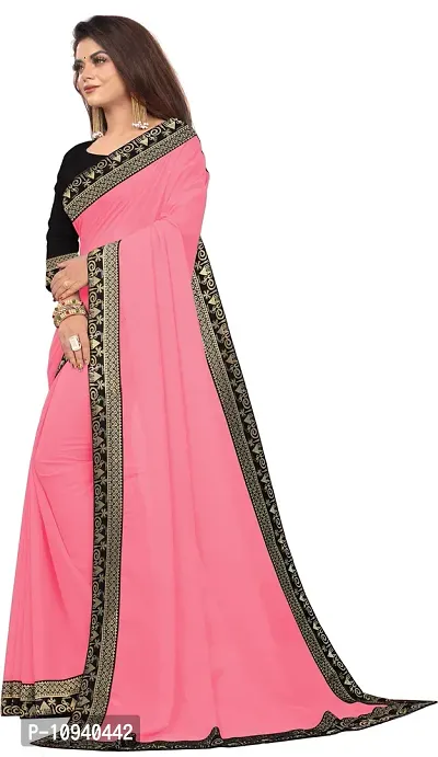 Beautiful Georgette Saree With Blouse Piece For Women-thumb3