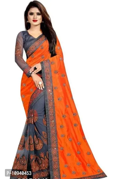Beautiful Art Silk Saree With Blouse Piece For Women-thumb0