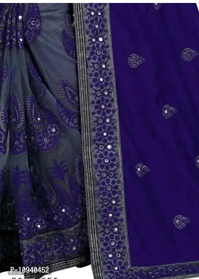 Beautiful Art Silk Saree With Blouse Piece For Women-thumb4