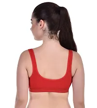 Sizzling Red Everyday Lightly Padded Bras For Women-thumb2