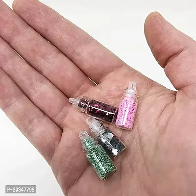 Glitter Set of Nail Decoration - Set of 48 Bottles-thumb3