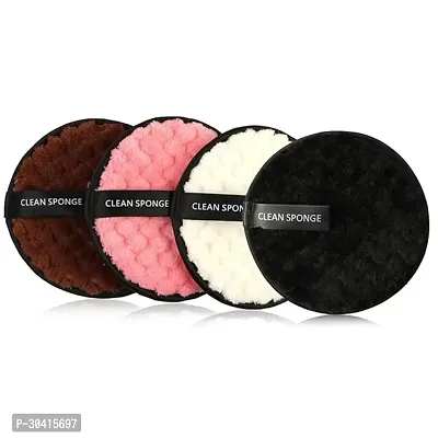 Reusable Soft Makeup Remover Pads for All Skin - Pack of 4