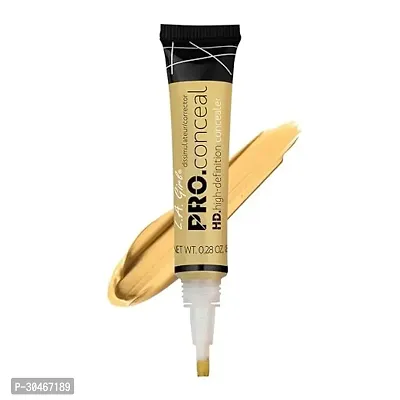 PRO HD CONCEAL CORRECTOR YELLOW HD CONCEALER WITH ROUND FOUNDATION BRUSH COMBO PACK 2-thumb3