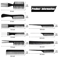 Multipurpose Salon Hair Styling Combs  - Pack of 10-thumb2