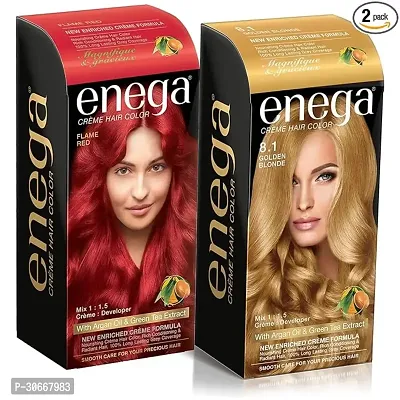 Natural Long Lasting Cream Hair Color Pack of 2