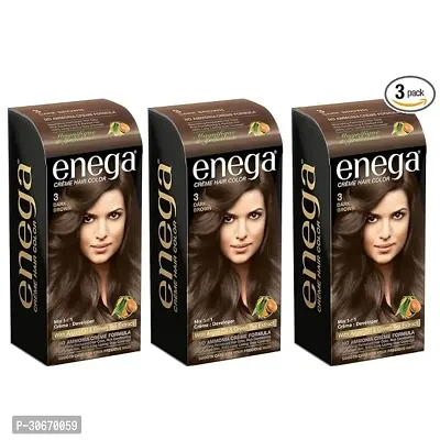 Natural Long Lasting Cream Hair Color Pack of 3