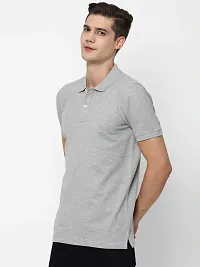 Stylish Cotton Blend T-shirt For Men-thumb1