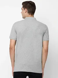 Stylish Cotton Blend T-shirt For Men-thumb2