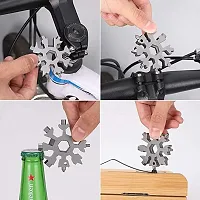18-In-1 Snowflake Multi-Tool, Incredible Tool Christmas, Valentines Day Item, Silver-thumb1