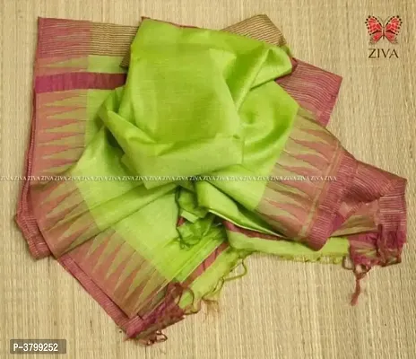 Latest Beautiful Silk Blend Saree with Blouse piece