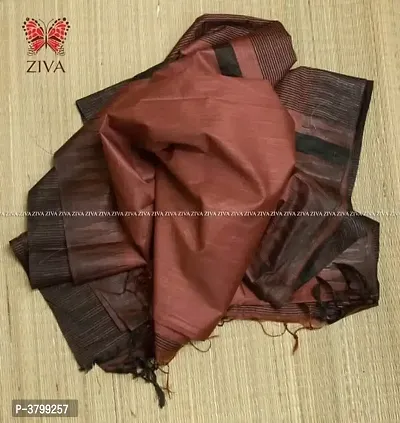 Latest Beautiful Silk Blend Saree with Blouse piece-thumb0