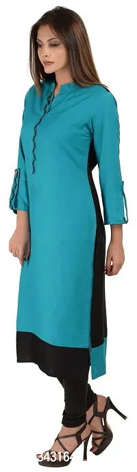 Naaj Kurtis Women's Cotton Straight Kurta-thumb3