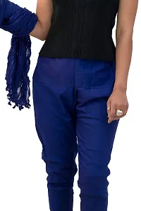 Patiala-n-dupatta Women's Cotton Solid Churidar With Dupatta (52225-19-(1), Royal Blue, Free Size)-thumb3
