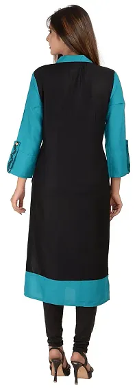 Naaj Kurtis Women's Cotton Straight Kurta-thumb1