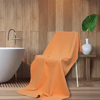 Addone Bath Towel Microfiber 70cm x 140cm size - pack of 1 Orange-thumb1