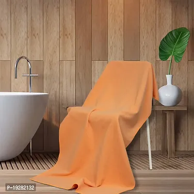 Addone Bath Towel Microfiber 70cm x 140cm size - pack of 1 Orange-thumb2