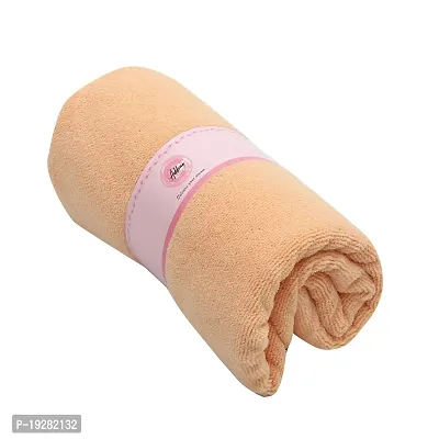 Addone Bath Towel Microfiber 70cm x 140cm size - pack of 1 Orange-thumb0