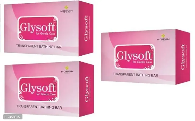 MORVIN INDIA GLYSOFT SOAP,70gm ( pack of - 3)-thumb0