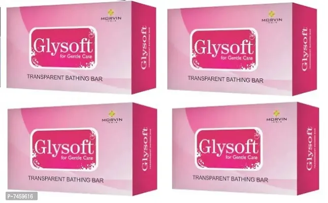 MORVIN INDIA GLYSOFT SOAP,70gm ( pack of -4 )
