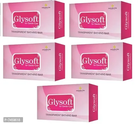 MORVIN INDIA GLYSOFT SOAP,70gm ( pack of - 5)