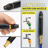 Water Pressure Washing Nozzle Sprayer Adjustable Heavy Duty Nozzle with High Pressure Water Gun for Car Bike Window Cleaning Sprayer Without Hose Pipe-thumb3