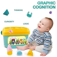 Baby's First Blocks ABCD Learning Shape Pieces, Toy for Children 18 Months + Kids Boys  Girls, Sorter  Baby and Toddler Toy Learning Developmental Educational Toy (Multicolor)-thumb3