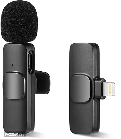 Satvik New K8 Wireless Mic for Video Record Type C Collar Mic Supported Android/IOS Microphone