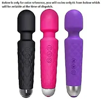 1 kg Powerful Personal Wand Massager Quiet  Waterproof for Man or Women-20 Vibration Home Gym, Pack of 1-Assorted-thumb2