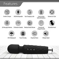 1 kg Powerful Personal Wand Massager Quiet  Waterproof for Man or Women-20 Vibration Home Gym, Pack of 1-Assorted-thumb1