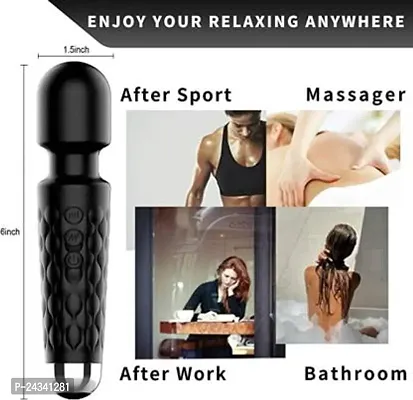 1 kg Powerful Personal Wand Massager Quiet  Waterproof for Man or Women-20 Vibration Home Gym, Pack of 1-Assorted-thumb4