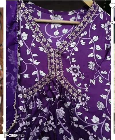 Beautiful Rayon Printed Kurta For Women-thumb2