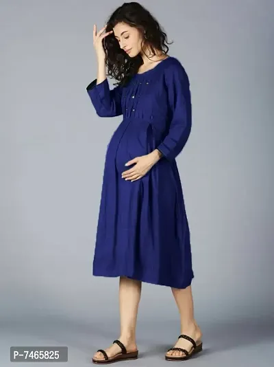 WAY SAFE PREMIUM QUALITY FEEDING KURTI FOR  WOMEN(NAVY BLUE)