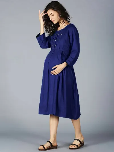 WAY SAFE PREMIUM QUALITY FEEDING KURTI FOR WOMEN(NAVY BLUE)