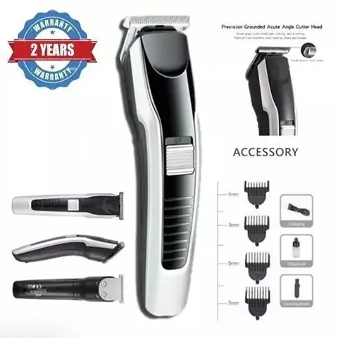 AZANIA HTC AT-528 Rechargeable Hair Trimmer For Men With T Shape Precision Multipack