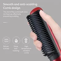 Straightener Comb for Women  Men, Hair Styler, Curler, Straightener Machine Brush/PTC Heating Electric Straightener Brush With 5 Temperature Control (Assorted)-thumb1