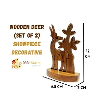 Deer Scenery Showpiece (Set of 2) Showpiece Home Decoration Item-thumb2