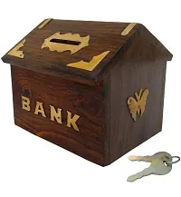 MN Krafts Wooden Piggy Bank / Money Bank / Coin Bank for Kids Only-thumb2