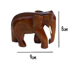 Wooden Elephant (Set of 3) Showpiece Decorative for Home and Office Decoration-thumb1