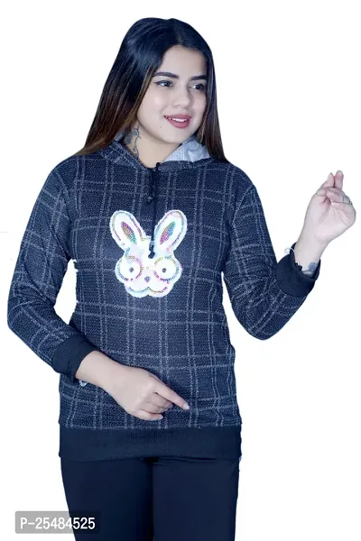 Trendy Printed Hoodies Sweatshirt for Women