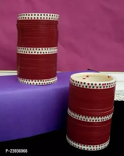 Maroon Bangles For Women-thumb0